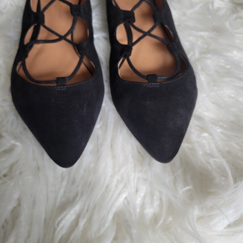 Nine West Signmeup Lace-Up Flats - Picture 5 of 11